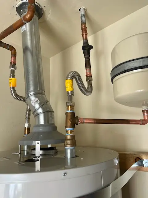 Water heater installation and plumbing repair in Ledyard